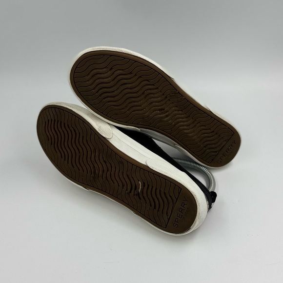 Sperry black and white top siders women’s size 6.5 - Picture 5 of 6